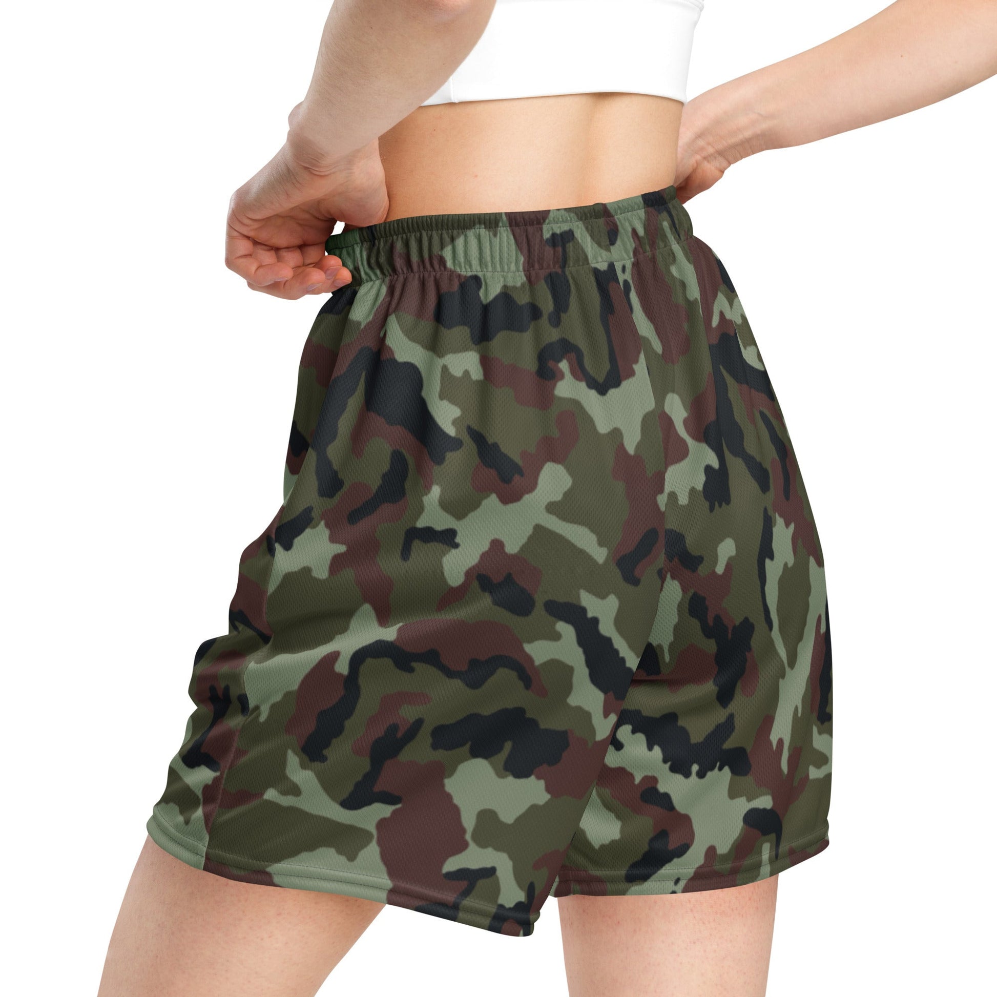 Irish DPM Woodland CAMO Unisex mesh shorts - Mesh Shorts