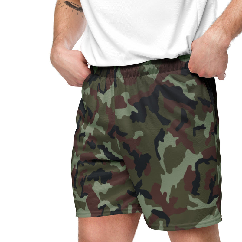 DPM Irish Woodland CAMO Unisex Mesh Shorts