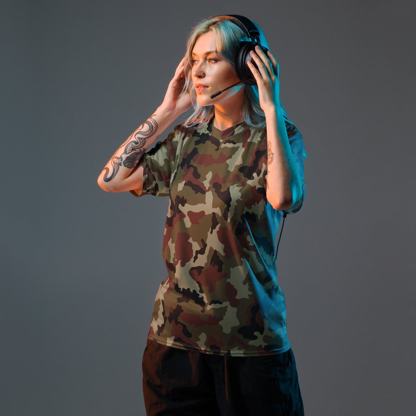 Irish DPM Woodland CAMO unisex sports jersey - Sports Jerseys