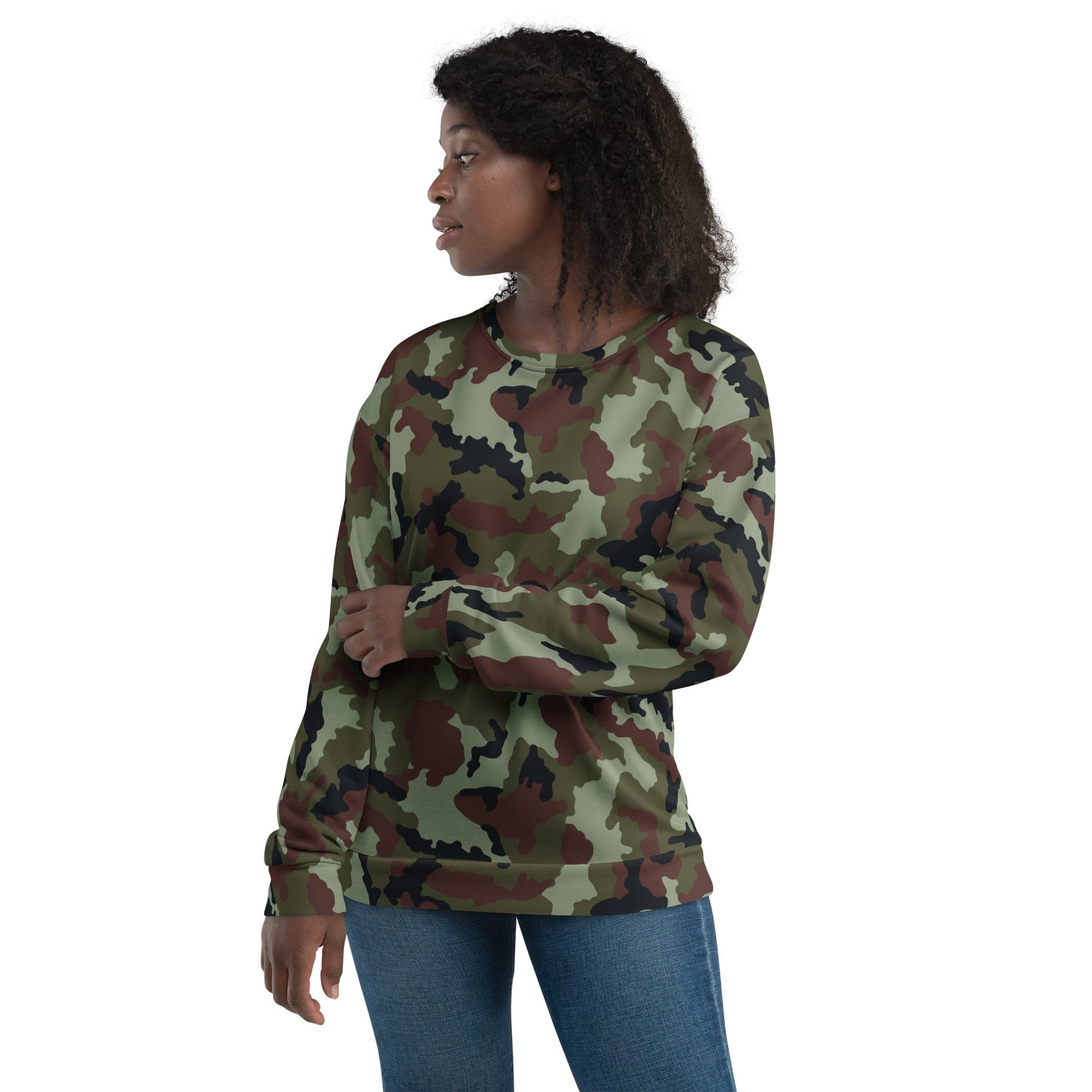 Irish DPM Woodland CAMO Unisex Sweatshirt - Sweatshirts