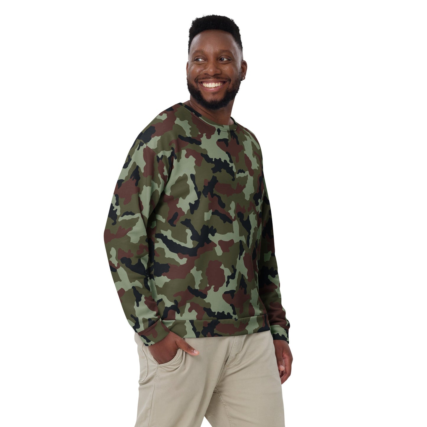 Irish DPM Woodland CAMO Unisex Sweatshirt - Sweatshirts