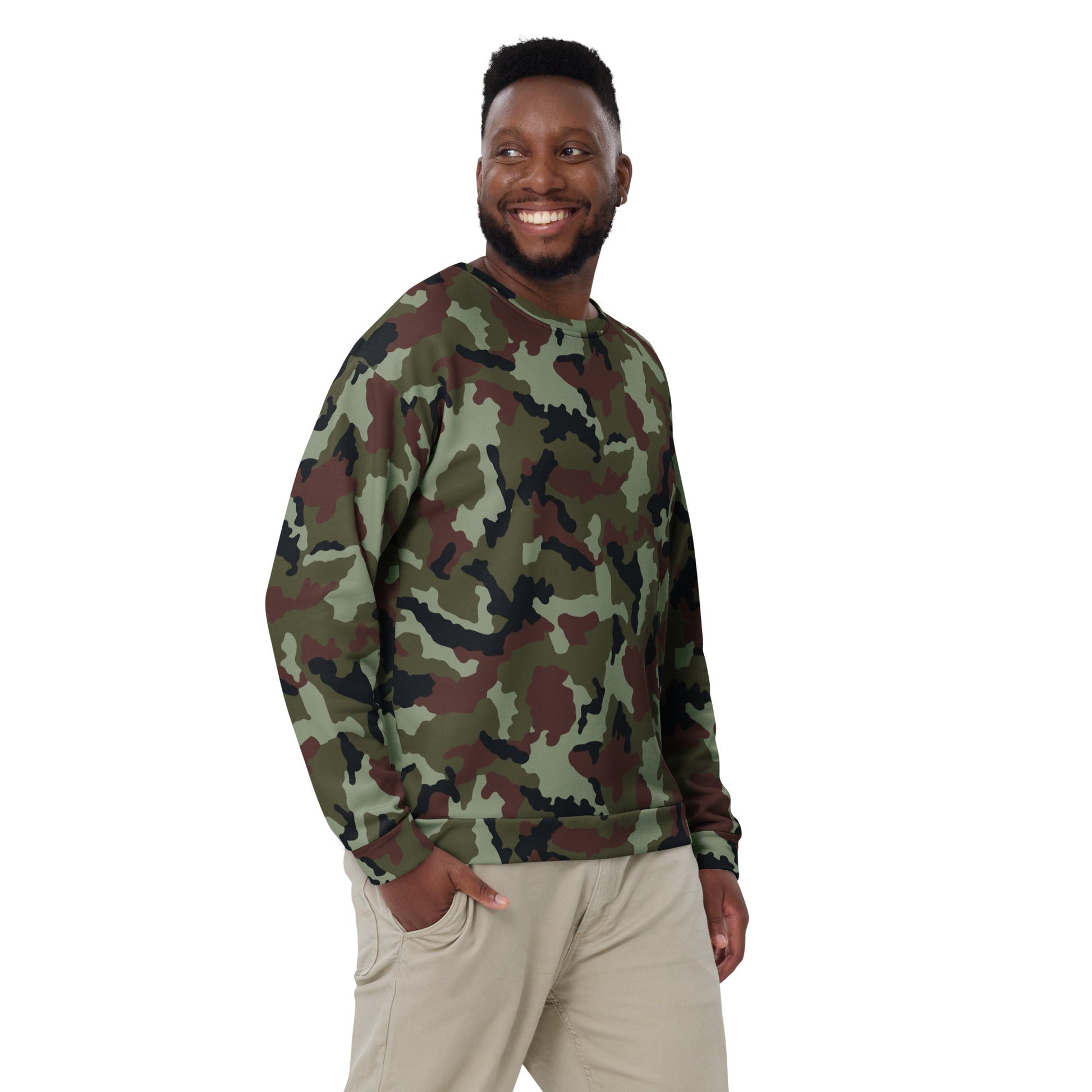 Irish DPM Woodland CAMO Unisex Sweatshirt - Sweatshirts