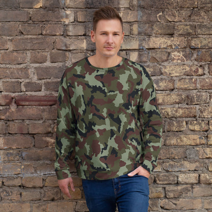 Irish DPM Woodland CAMO Unisex Sweatshirt - 2XS - Sweatshirts