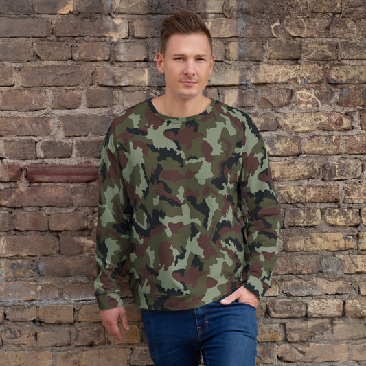 Irish DPM Woodland CAMO Unisex Sweatshirt - 2XS - Sweatshirts