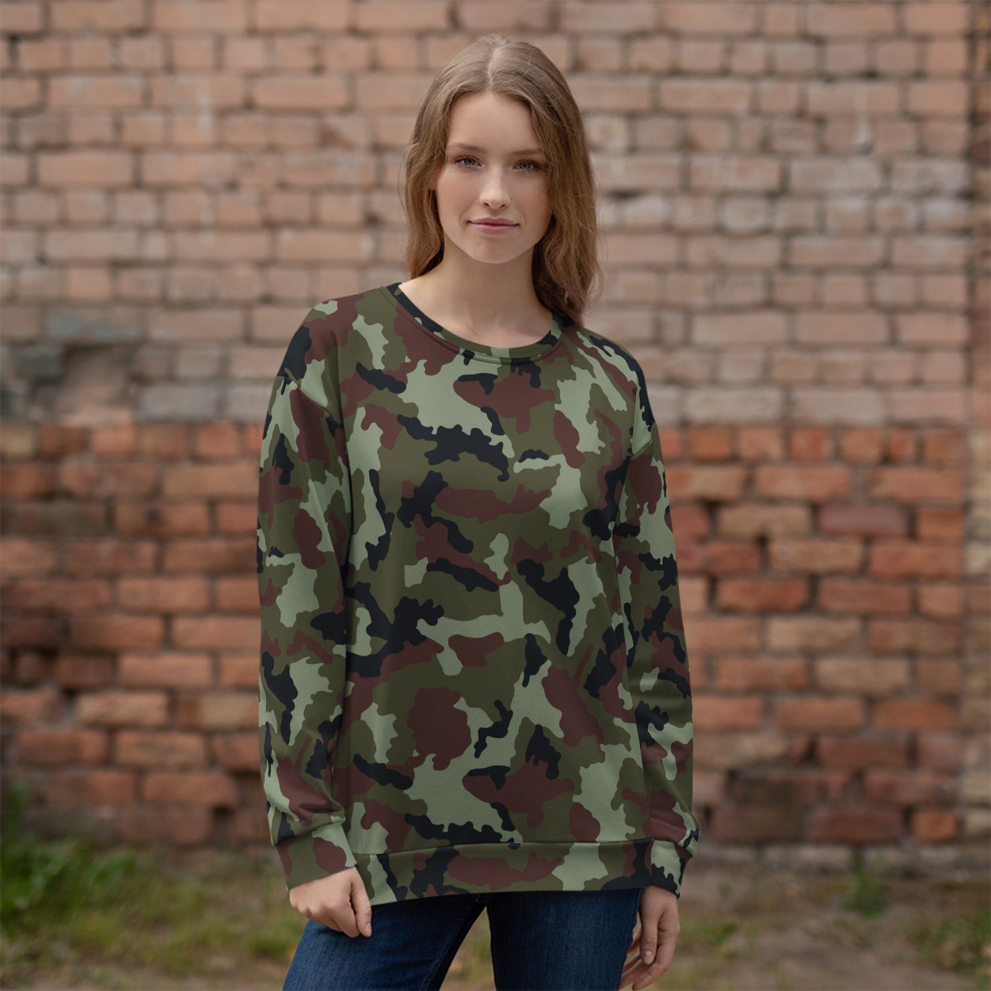 Irish DPM Woodland CAMO Unisex Sweatshirt - Sweatshirts