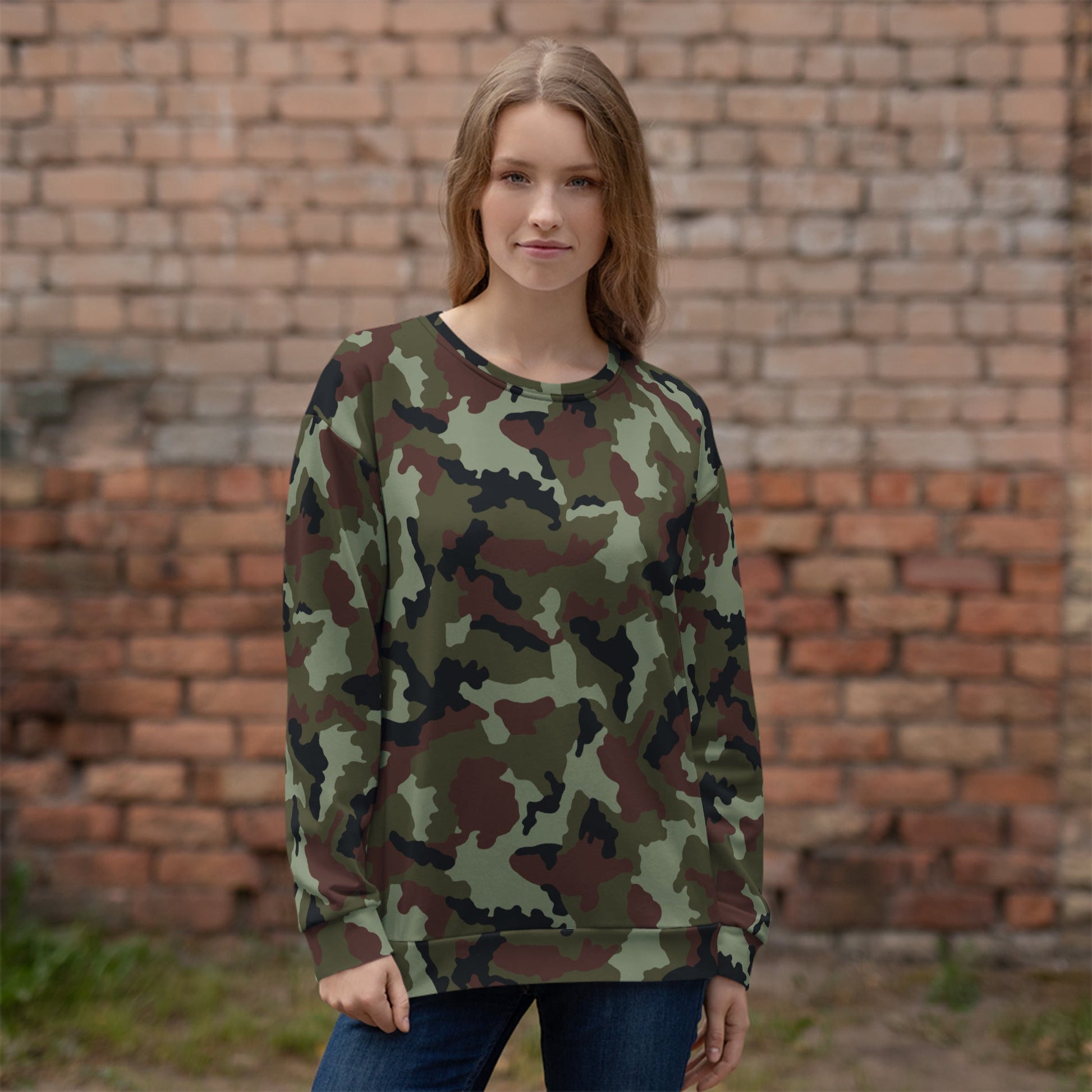 Irish DPM Woodland CAMO Unisex Sweatshirt - Sweatshirts