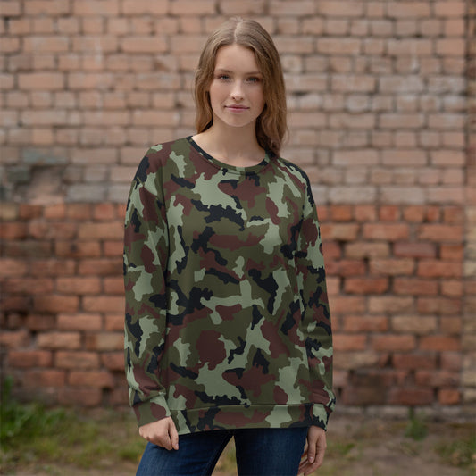 Irish DPM Woodland CAMO Unisex Sweatshirt - Sweatshirts