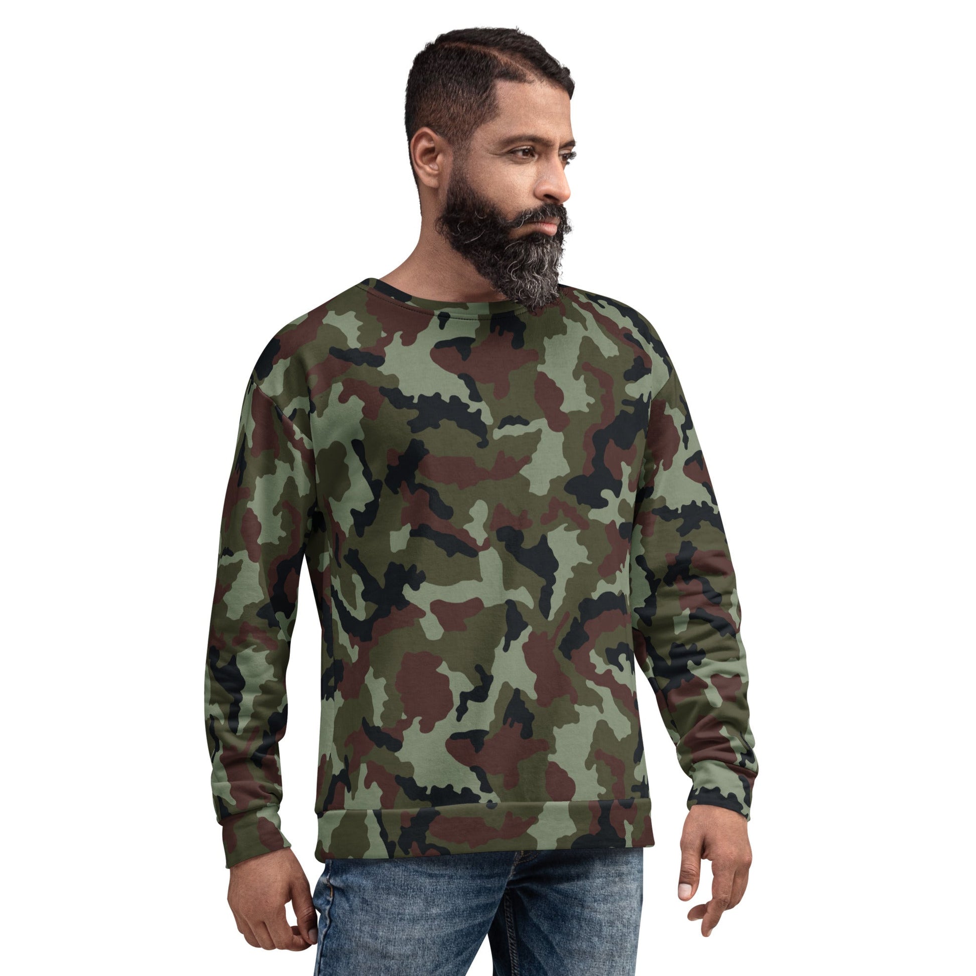 Irish DPM Woodland CAMO Unisex Sweatshirt - Sweatshirts