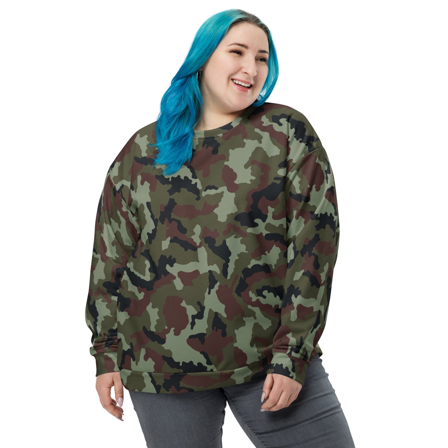 Irish DPM Woodland CAMO Unisex Sweatshirt - Sweatshirts