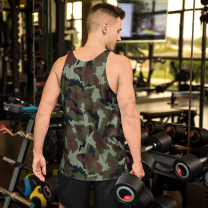 Irish DPM Woodland CAMO Unisex Tank Top - Tops