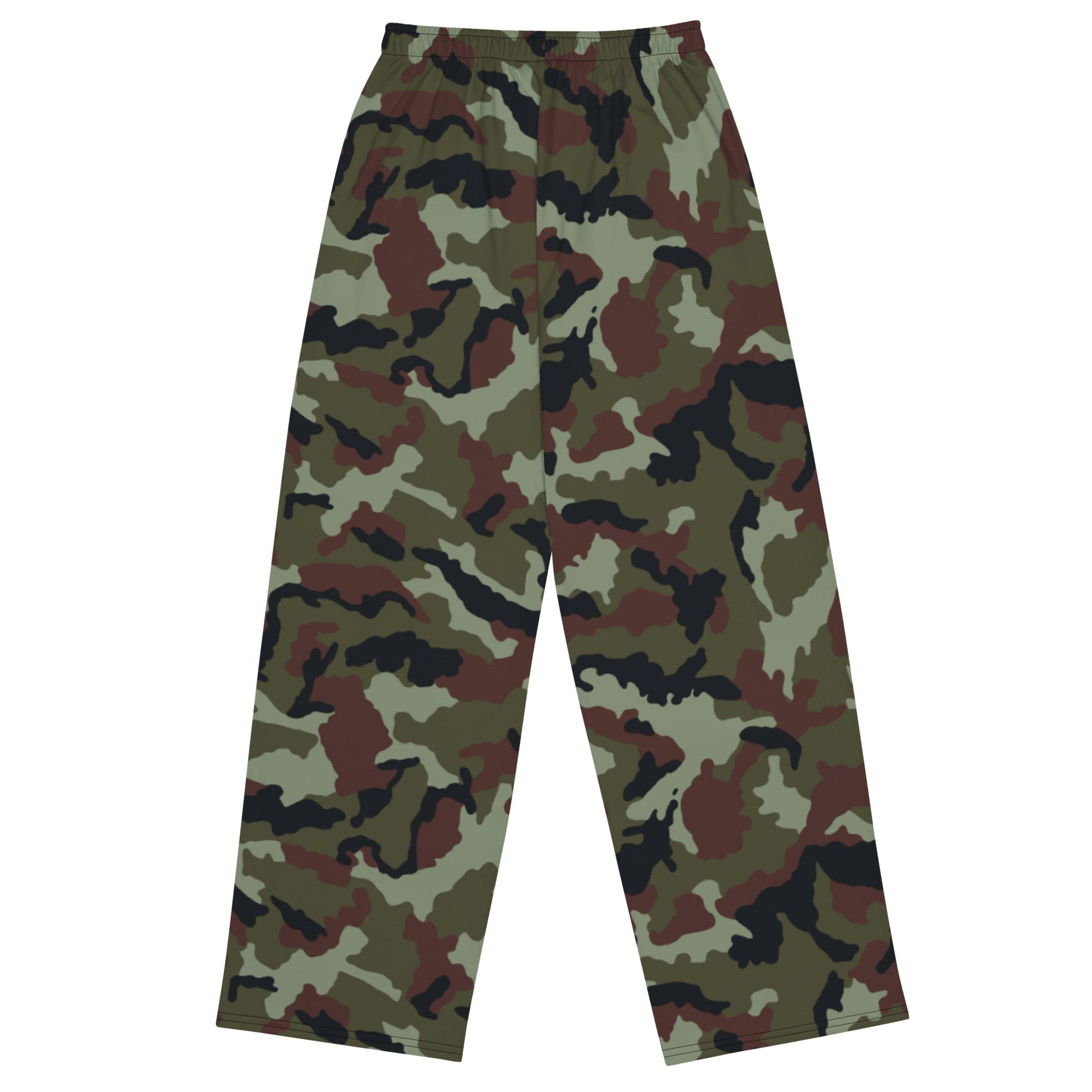 Irish DPM Woodland CAMO unisex wide-leg pants - Wide-leg Pants