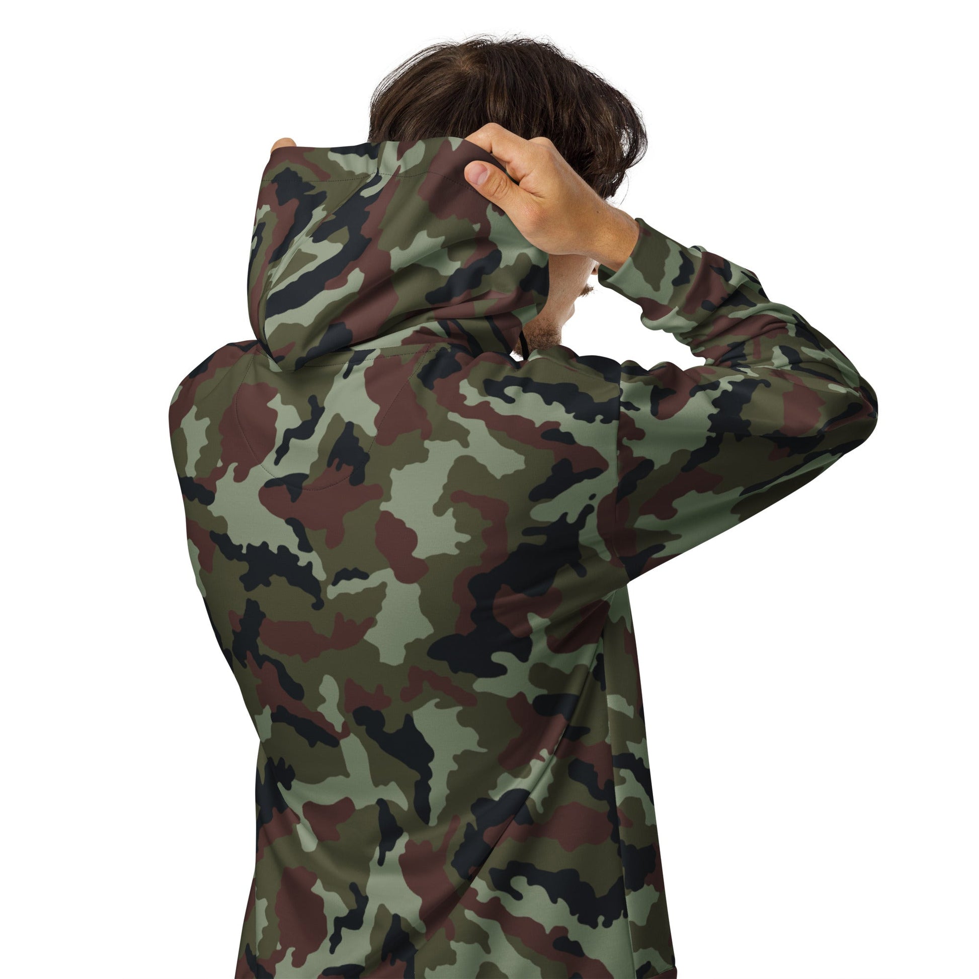 Irish DPM Woodland CAMO Unisex zip hoodie - Zip Hoodies