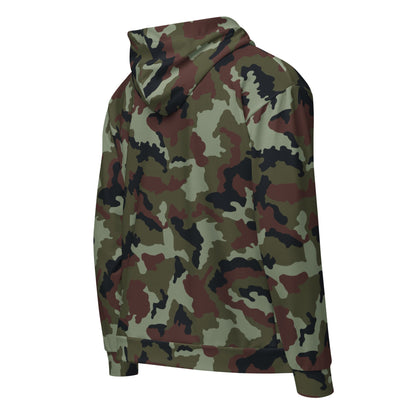 Irish DPM Woodland CAMO Unisex zip hoodie - Zip Hoodies