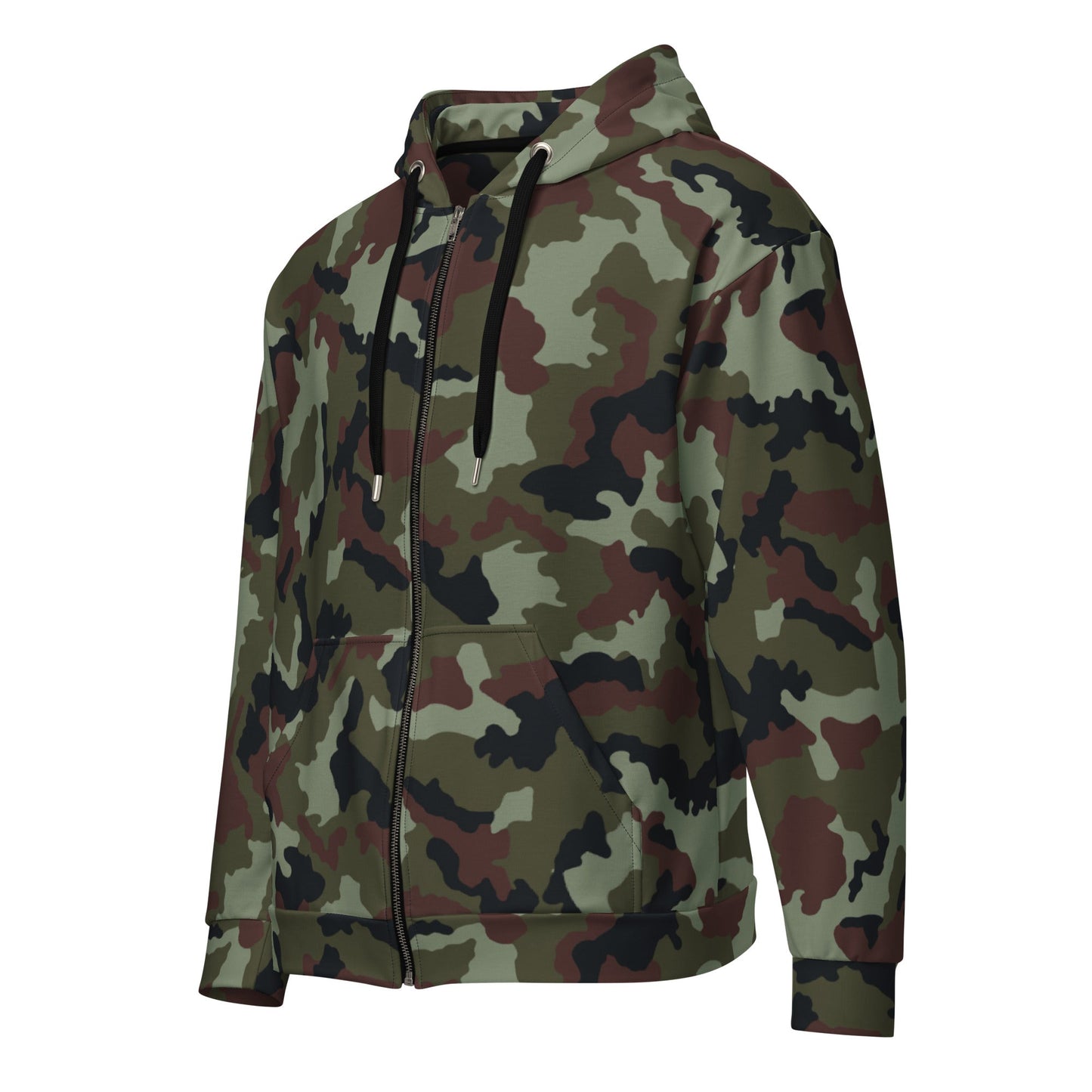 Irish DPM Woodland CAMO Unisex zip hoodie - Zip Hoodies