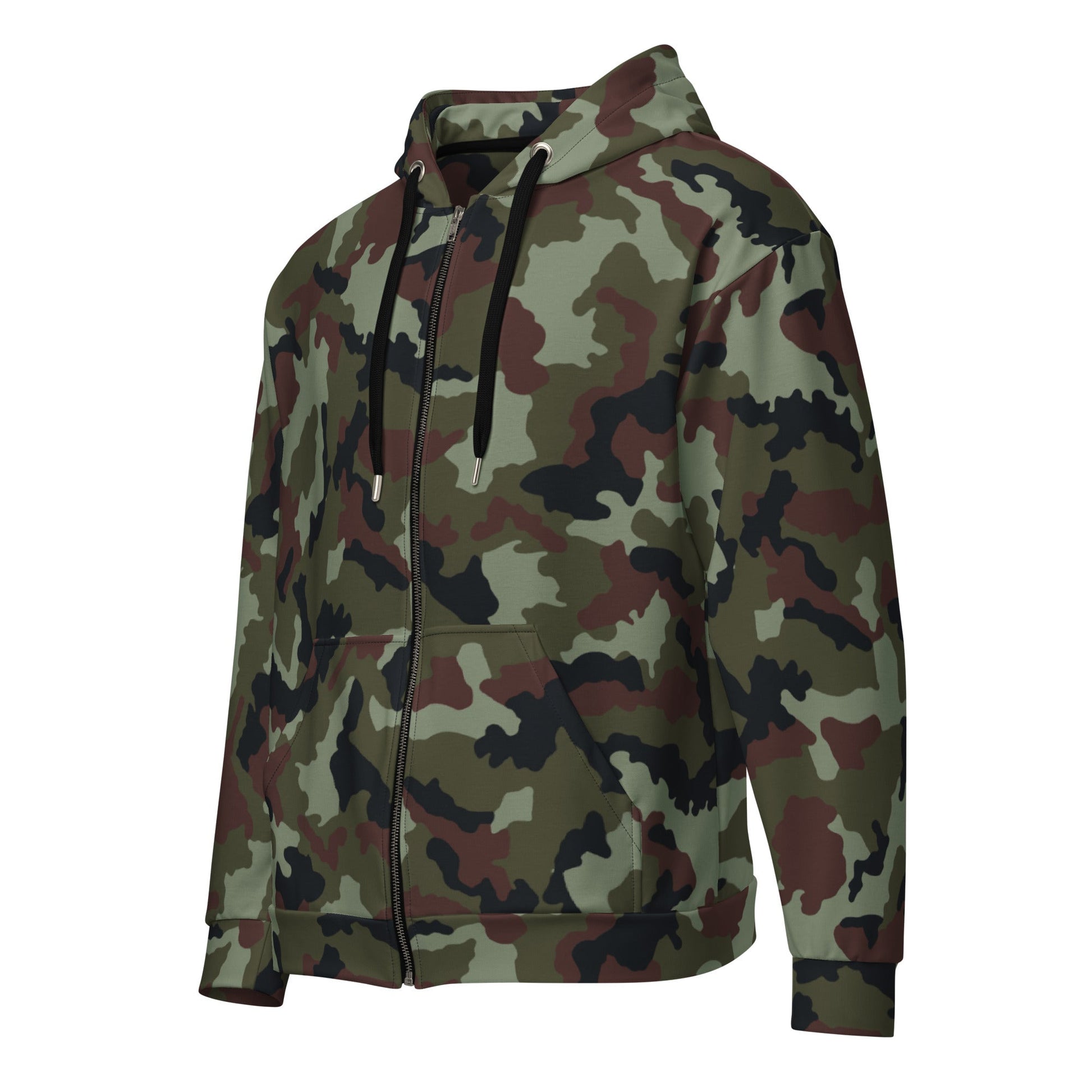 Irish DPM Woodland CAMO Unisex zip hoodie - Zip Hoodies