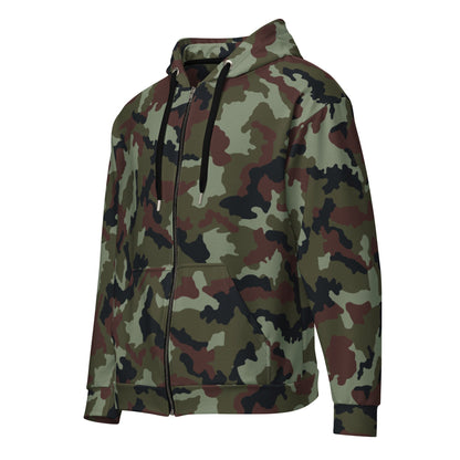Irish DPM Woodland CAMO Unisex zip hoodie - Zip Hoodies