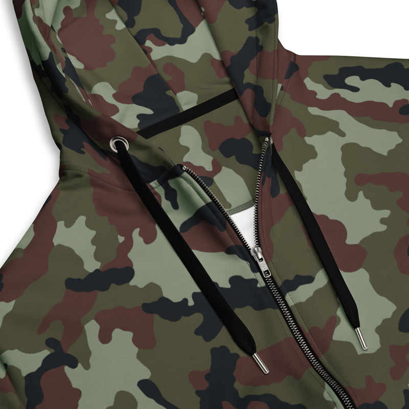 DPM Irish Woodland CAMO Unisex Zip Hoodie