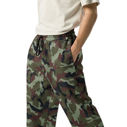 Irish DPM Woodland CAMO Wide-leg joggers - Joggers