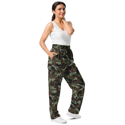 Irish DPM Woodland CAMO Wide-leg joggers - Joggers