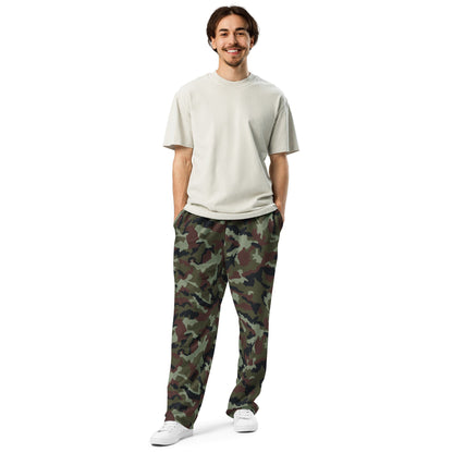Irish DPM Woodland CAMO Wide-leg joggers - Joggers