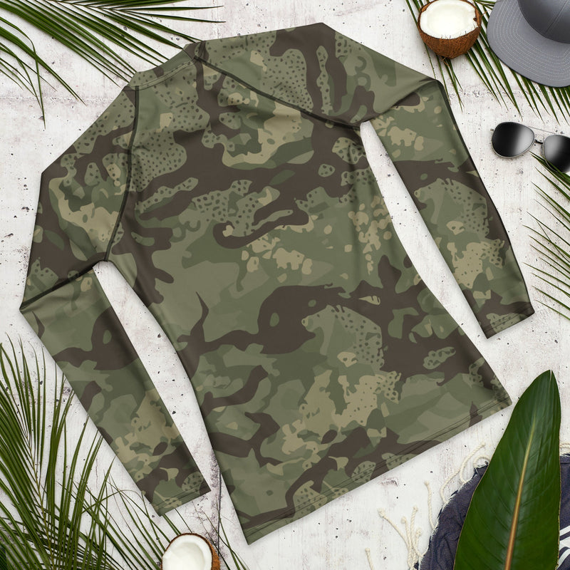Ironwood Relic German Heritage CAMO Mens Long-Sleeve Rash Guard - LS