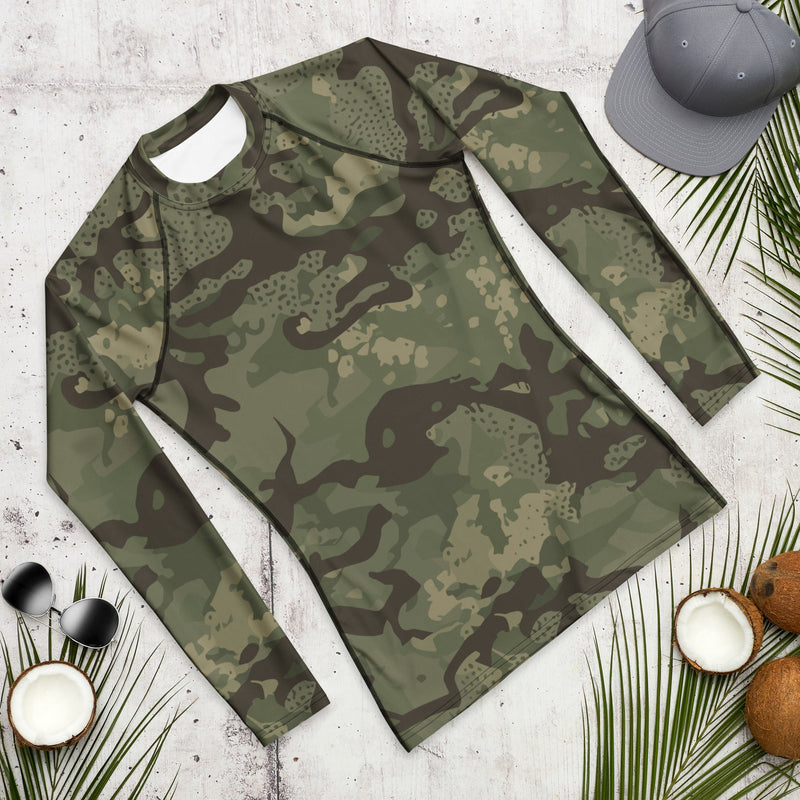 Ironwood Relic German Heritage CAMO Mens Long-Sleeve Rash Guard - LS