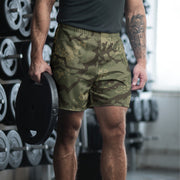 Ironwood Relic German Heritage CAMO Unisex Athletic Long Shorts - 2XS