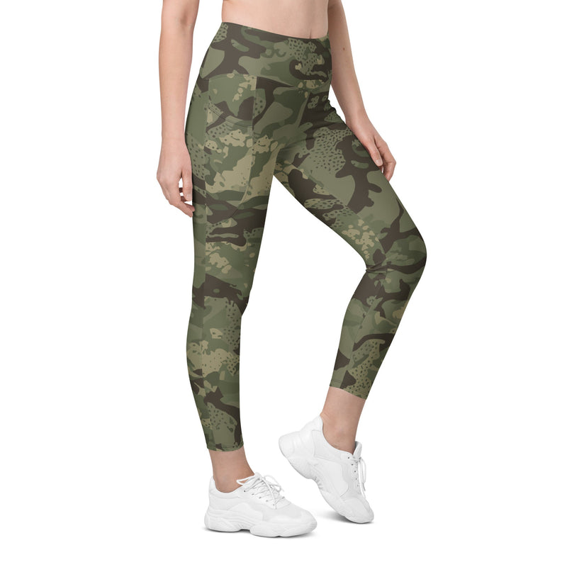 Ironwood Relic German Heritage CAMO Womens Leggings with Pockets - 2XS - Women