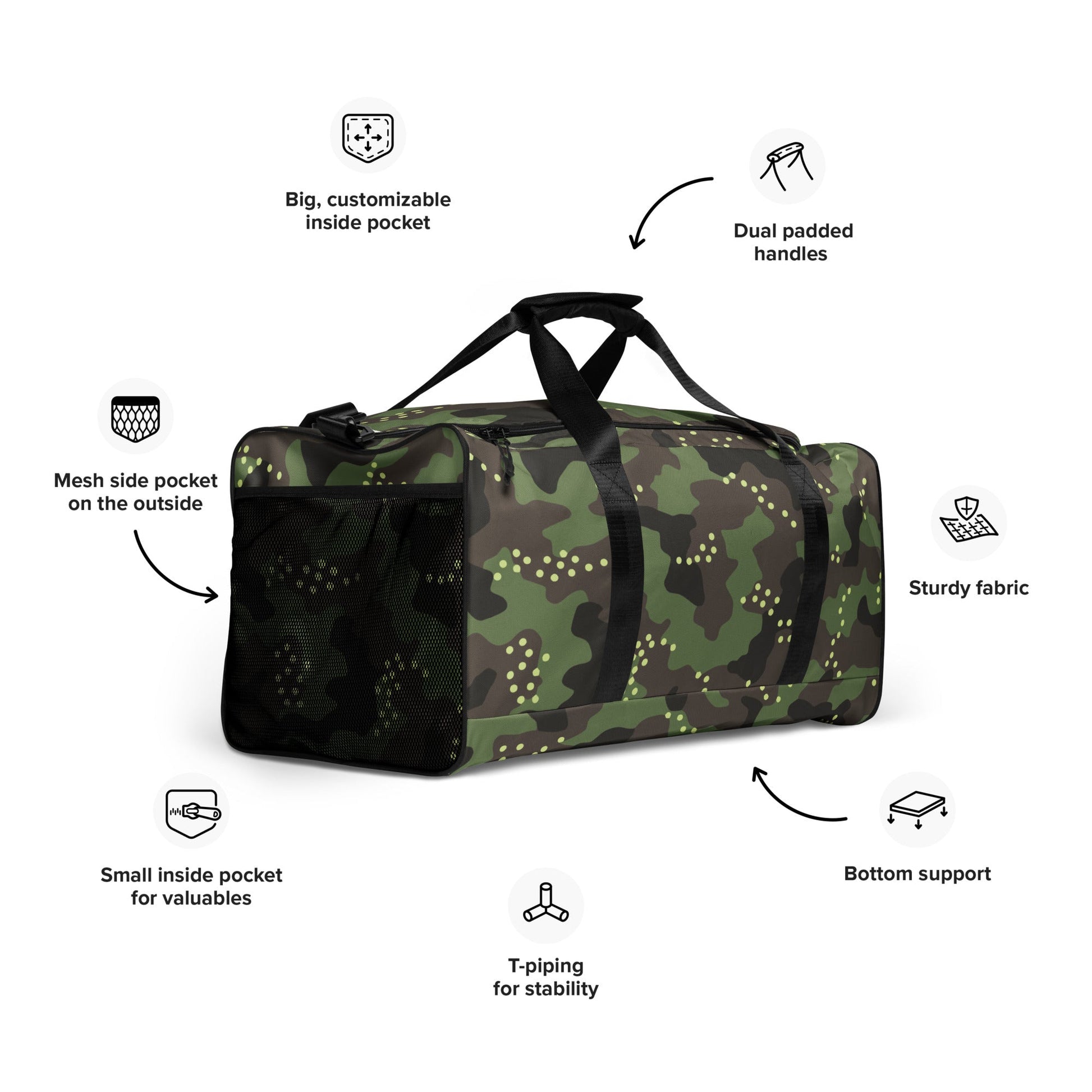 Israeli IDF Mitznefet CAMO Duffle bag Bags