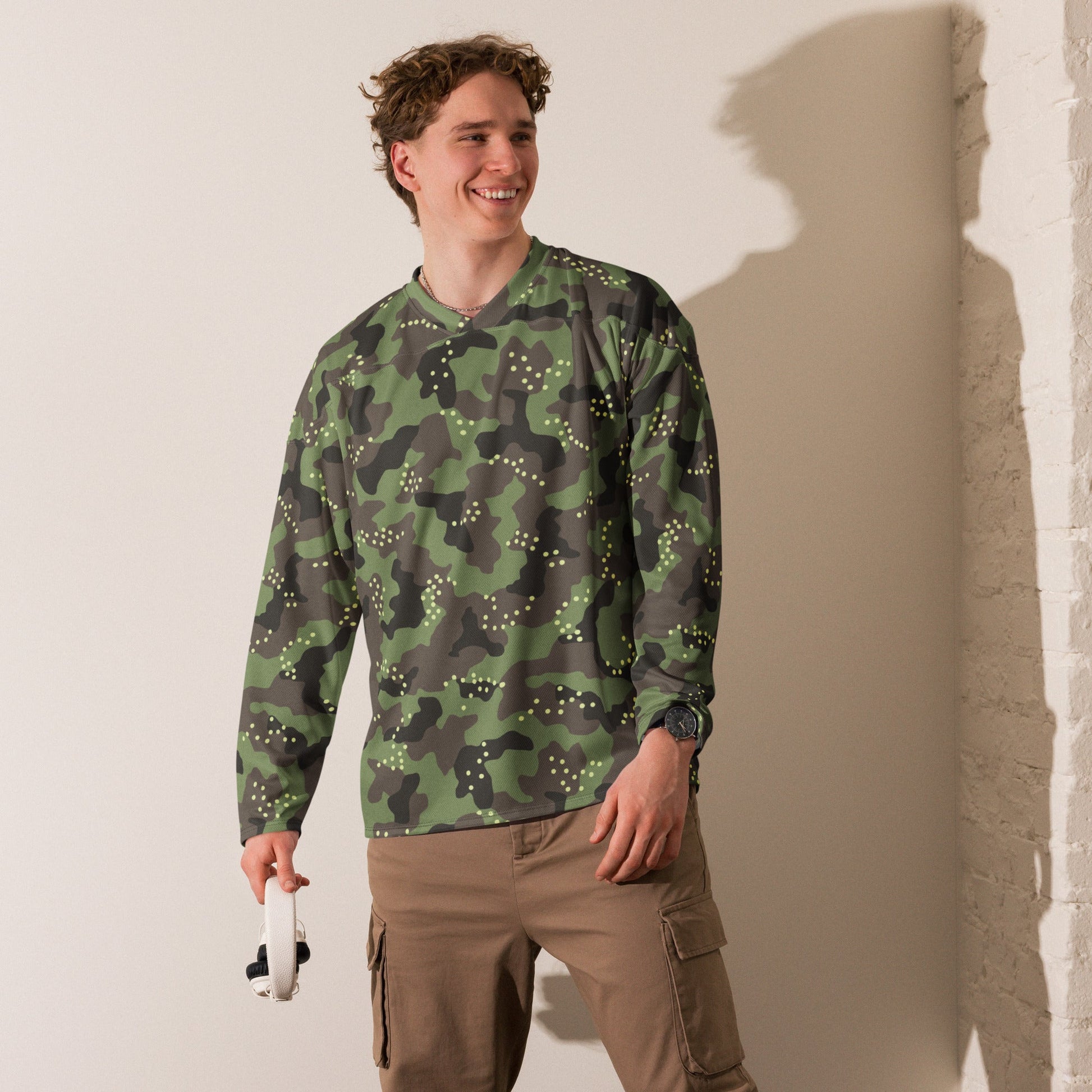 Israeli IDF Mitznefet CAMO hockey fan jersey - Hockey Jerseys