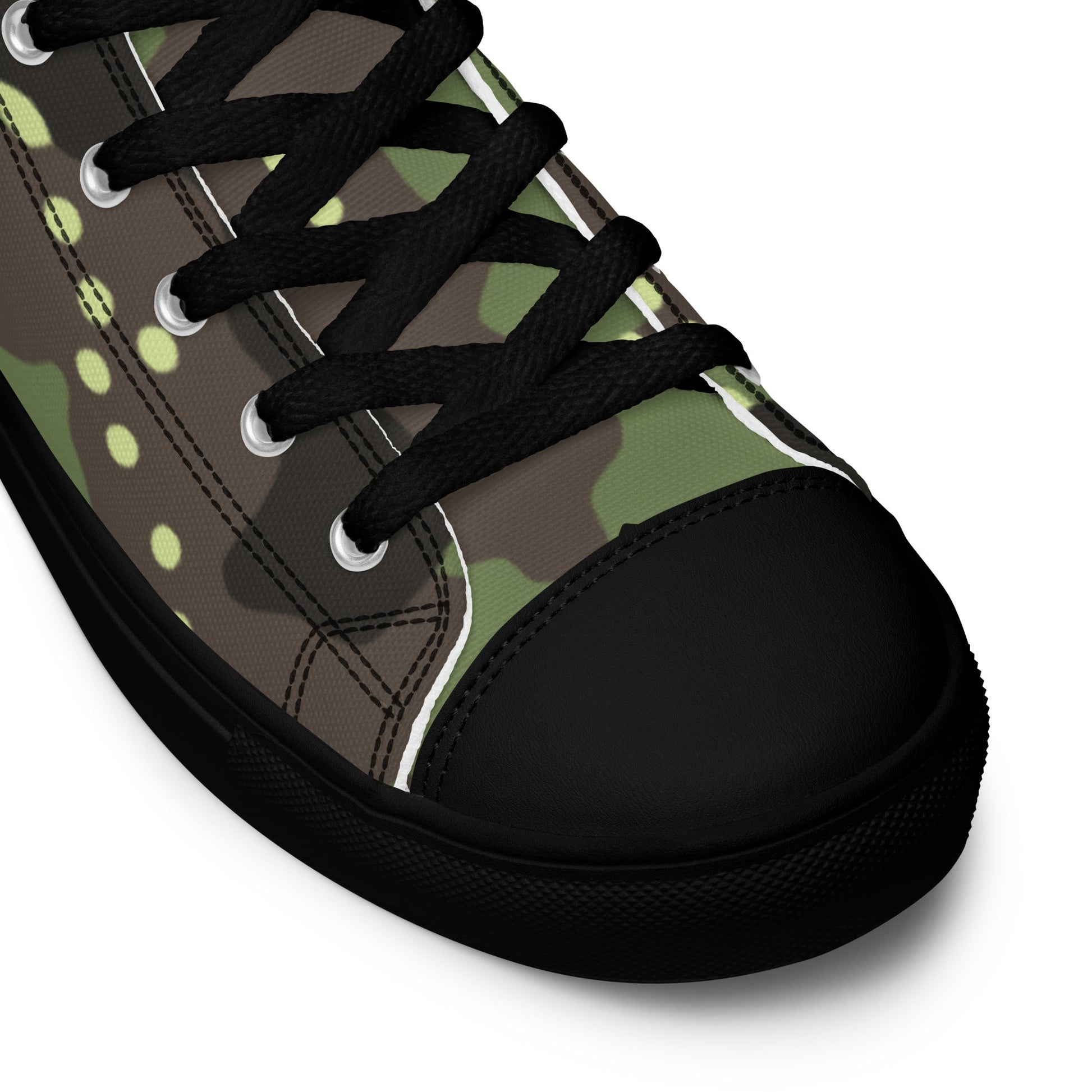Israeli IDF Mitznefet CAMO Mens high top canvas shoes - High Top Canvas Shoes