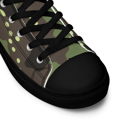 Israeli IDF Mitznefet CAMO Mens high top canvas shoes - High Top Canvas Shoes
