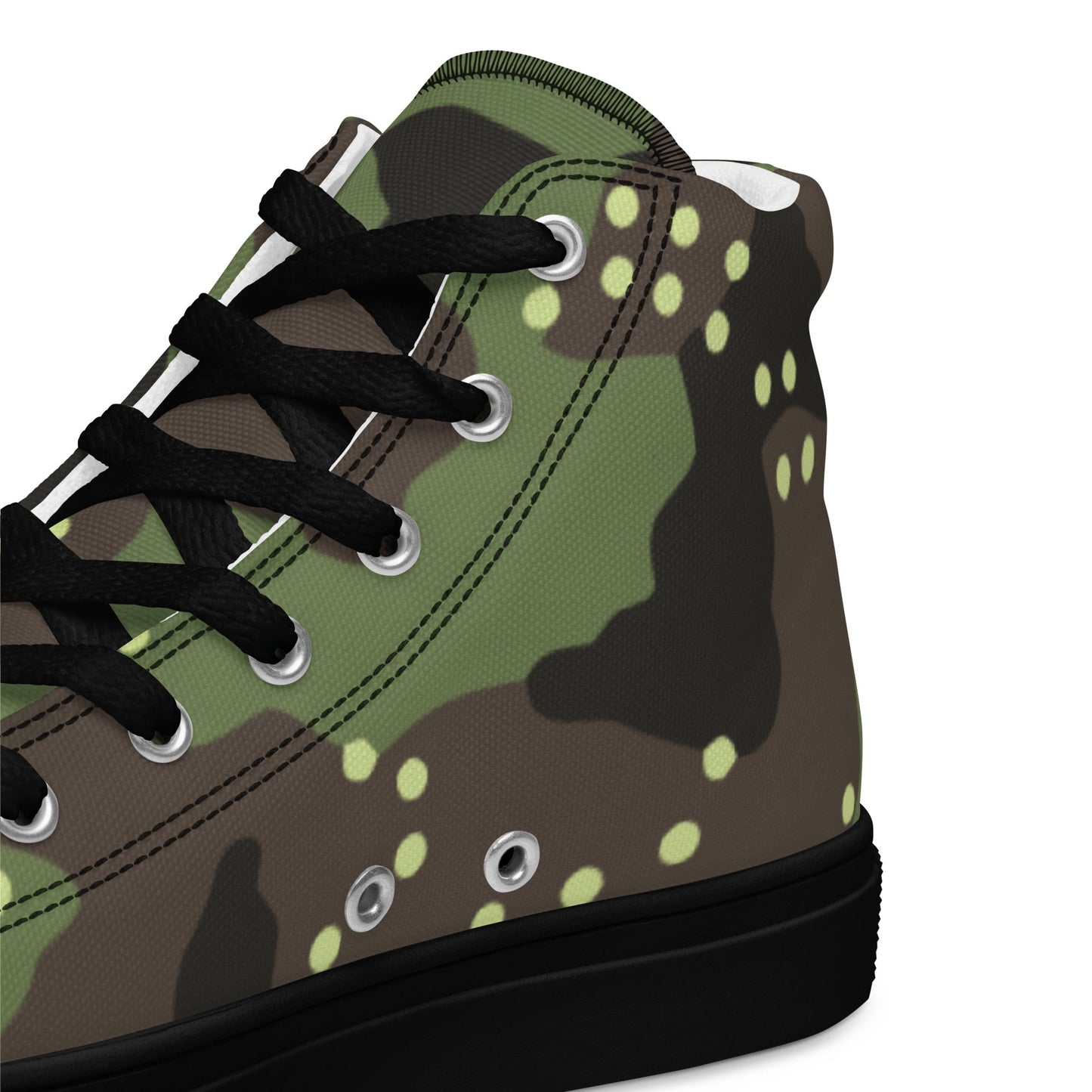 Israeli IDF Mitznefet CAMO Mens high top canvas shoes - High Top Canvas Shoes