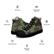 Mitznefet Helmet Cover CAMO Mens High-Top Canvas Shoes
