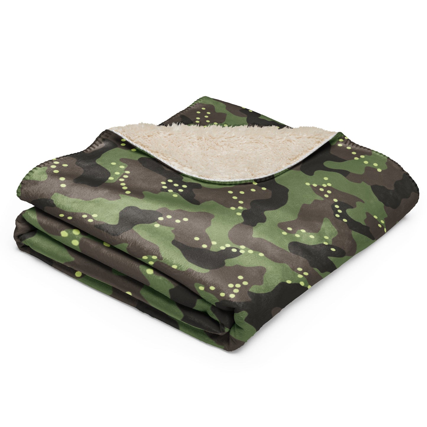 Israeli IDF Mitznefet CAMO Sherpa blanket - Blankets