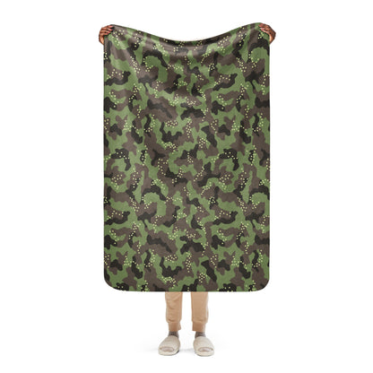 Israeli IDF Mitznefet CAMO Sherpa blanket - 37″×57″ - Blankets