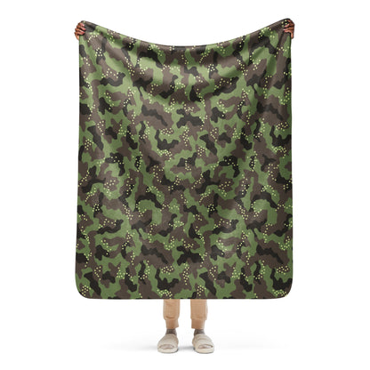 Israeli IDF Mitznefet CAMO Sherpa blanket - 50″×60″ - Blankets