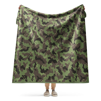 Israeli IDF Mitznefet CAMO Sherpa blanket - 60″×80″ - Blankets