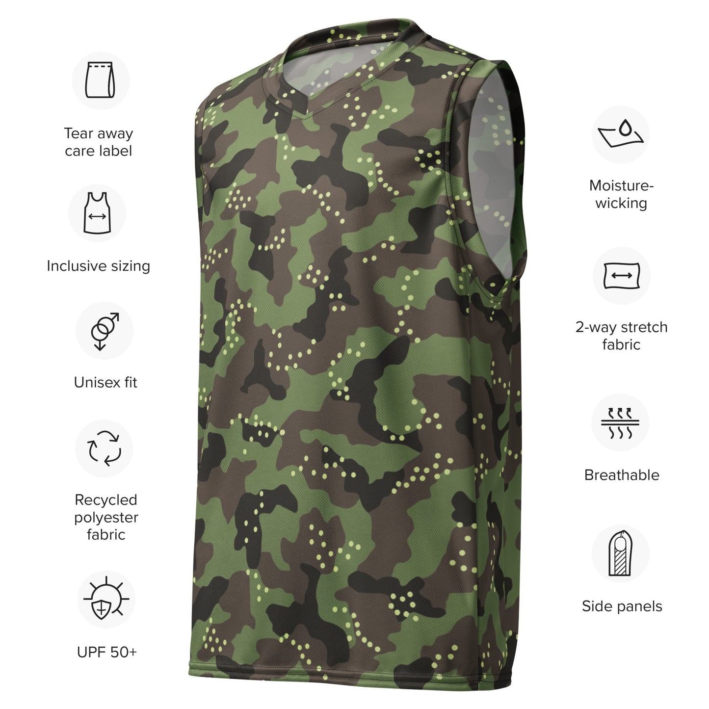 Israeli IDF Mitznefet CAMO unisex basketball jersey - Basketball Jerseys