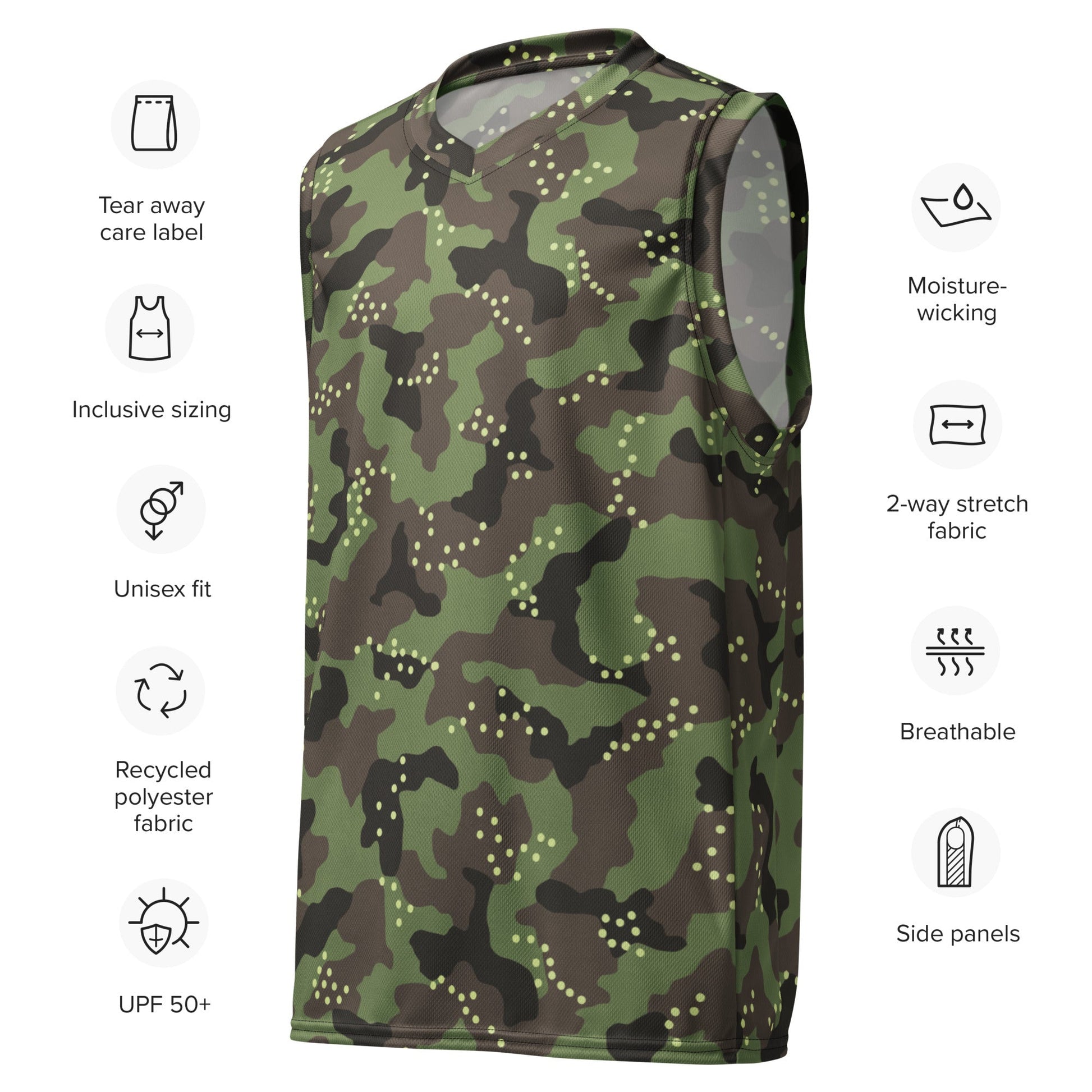 Israeli IDF Mitznefet CAMO unisex basketball jersey - Basketball Jerseys