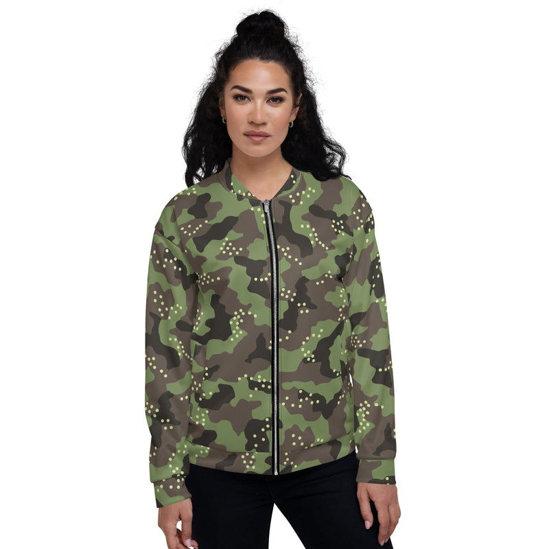 Mitznefet Helmet Cover CAMO Unisex Bomber Jacket