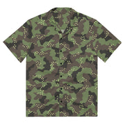Mitznefet Helmet Cover CAMO Unisex Short-Sleeve Button Shirt - 2XS - Button-Up