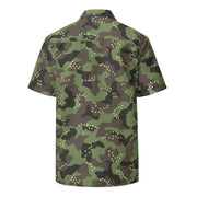 Mitznefet Helmet Cover CAMO Unisex Short-Sleeve Button Shirt - Button-Up