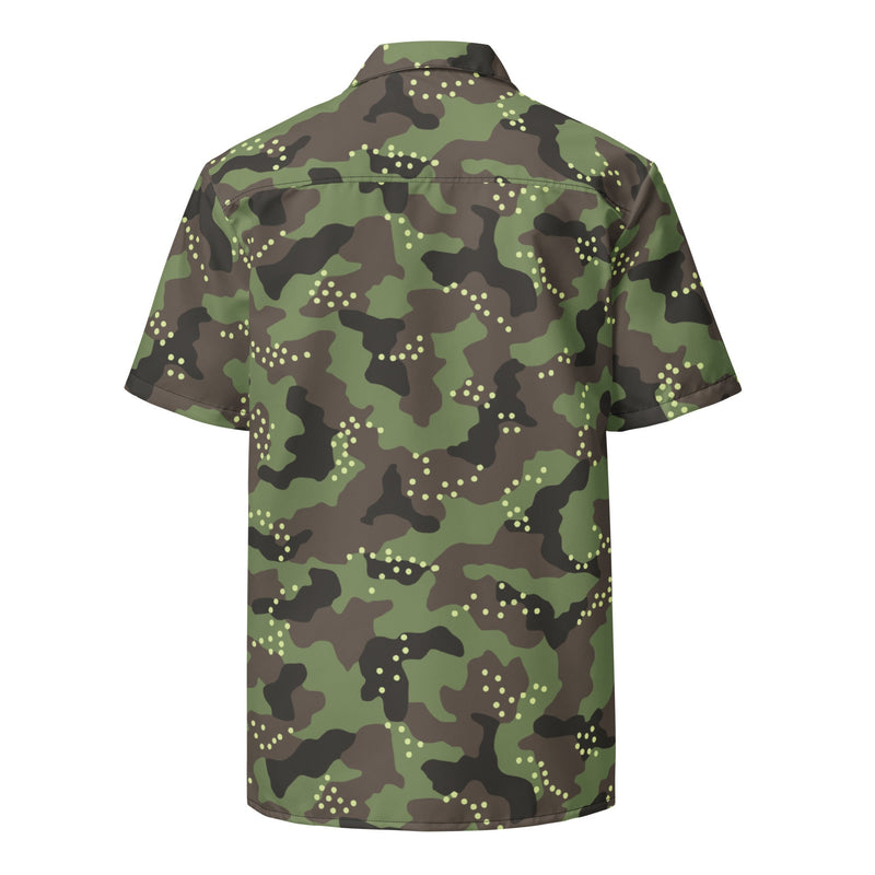 Mitznefet Helmet Cover CAMO Unisex Short-Sleeve Button Shirt - Button-Up