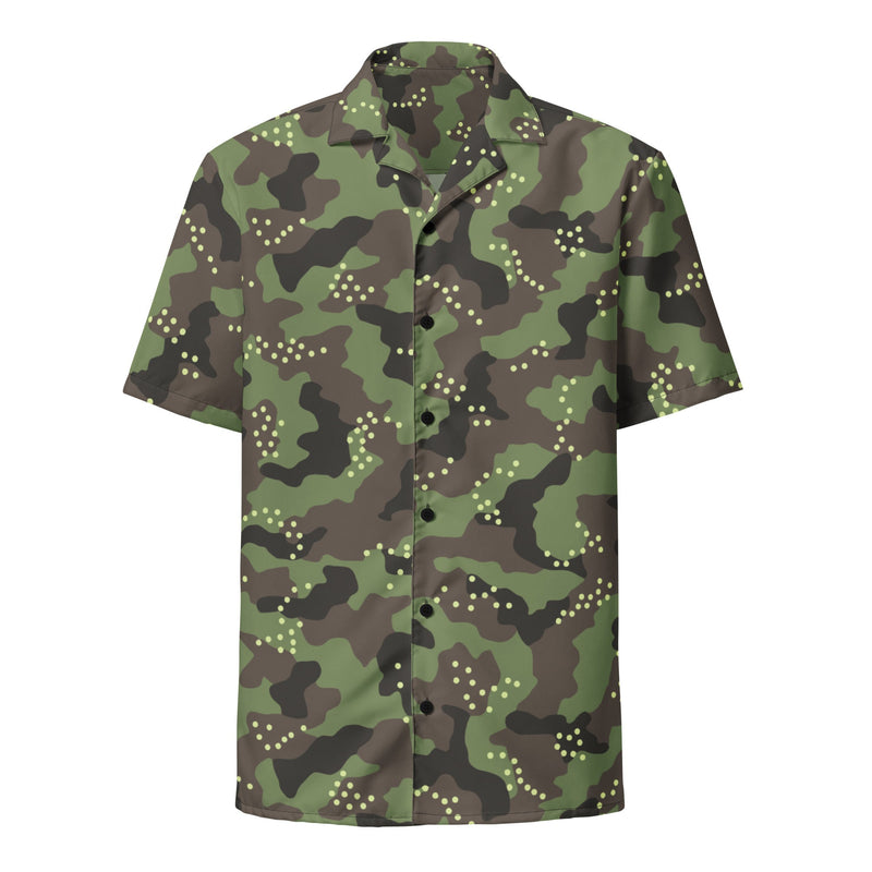 Mitznefet Helmet Cover CAMO Unisex Short-Sleeve Button Shirt - Button-Up