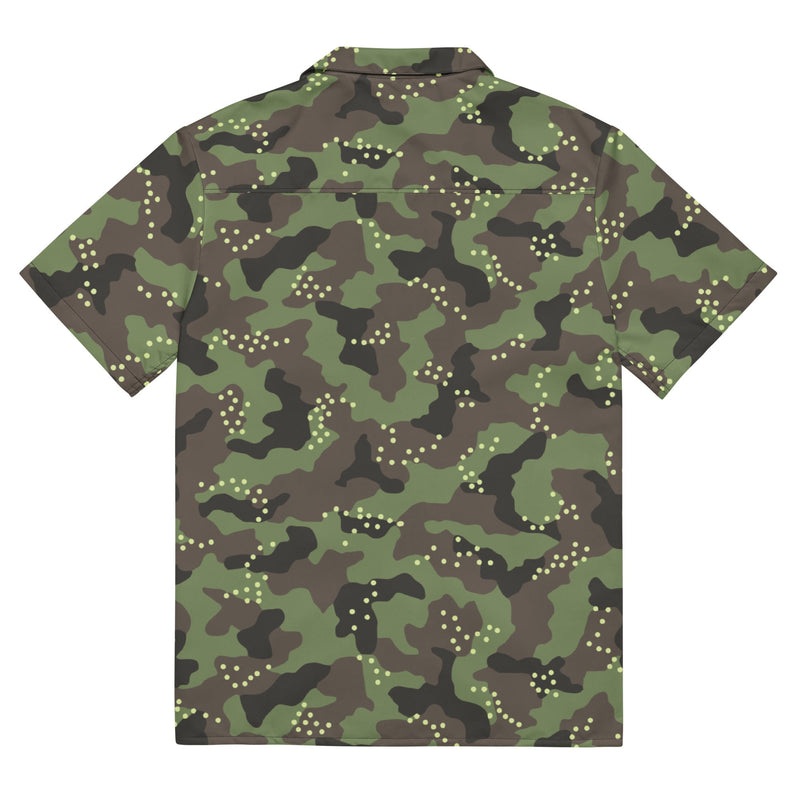 Mitznefet Helmet Cover CAMO Unisex Short-Sleeve Button Shirt - Button-Up