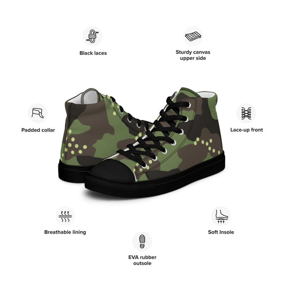 Israeli IDF Universal CAMO Men’s high top canvas shoes - Mens