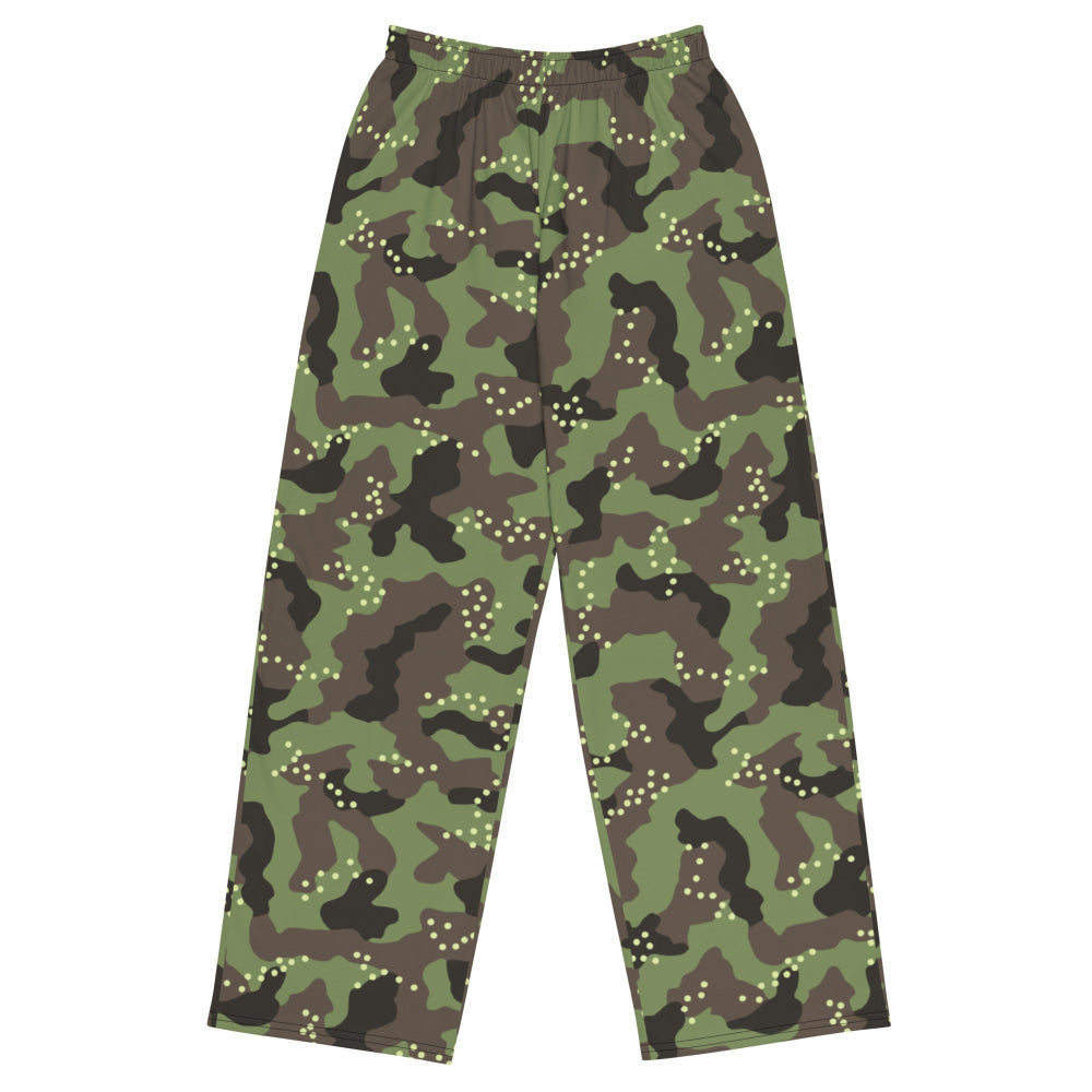 Israeli IDF Universal CAMO unisex wide-leg pants - 2XS - Unisex Wide-Leg Pants