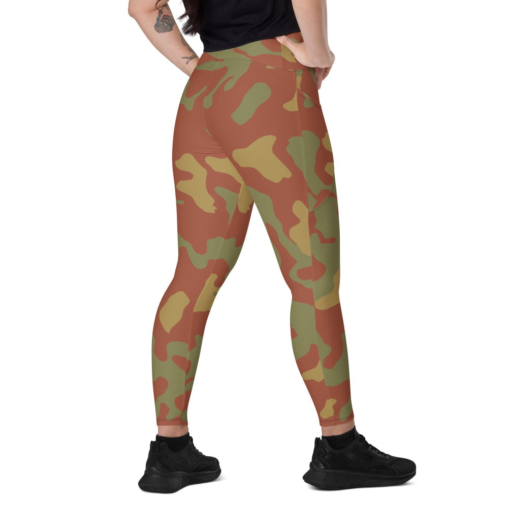 Italian M1929 Telo Mimetco 1950 CAMO Leggings with pockets - 2XS - Womens With Pockets