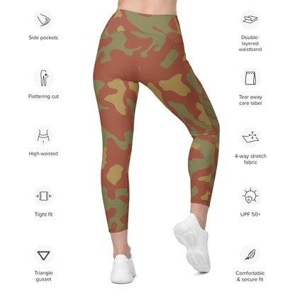 Italian M1929 Telo Mimetco 1950 CAMO Leggings with pockets - Womens With Pockets